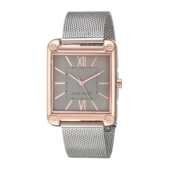 Women\'s Mesh Bracelet Watch Silver /Rose Gold main image 5